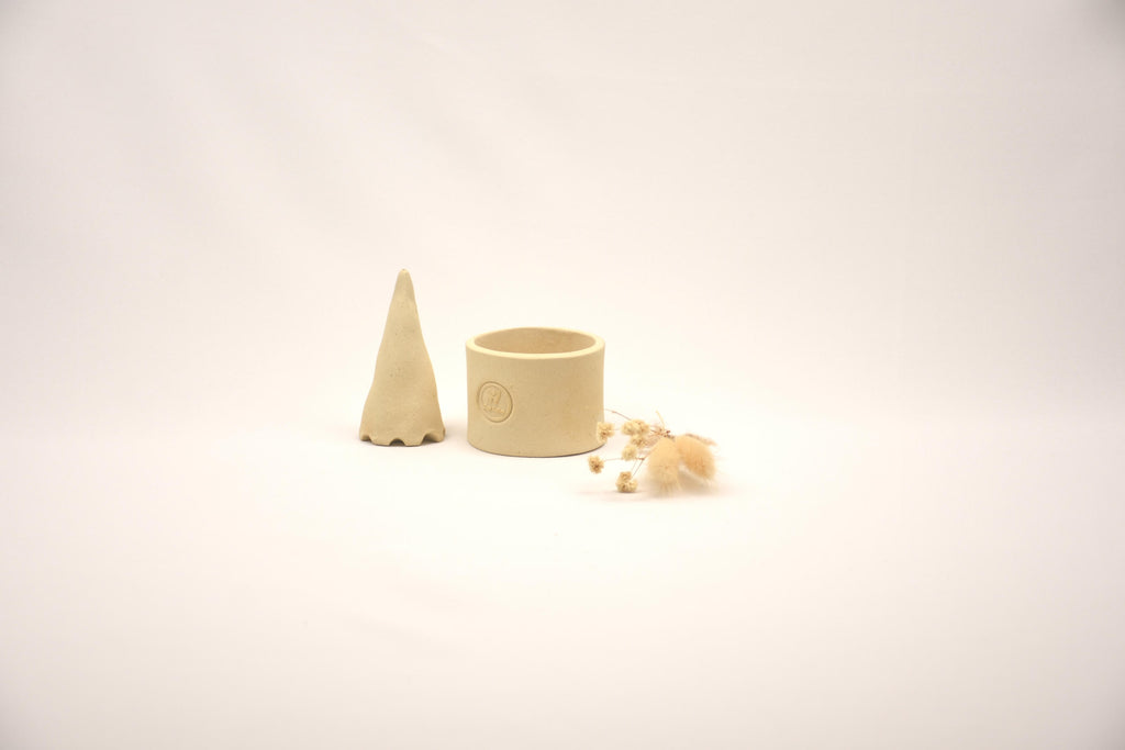Ceramic Art Collection "The Canyon Echo" | Handmade Sculptural Set & Textured Vessel