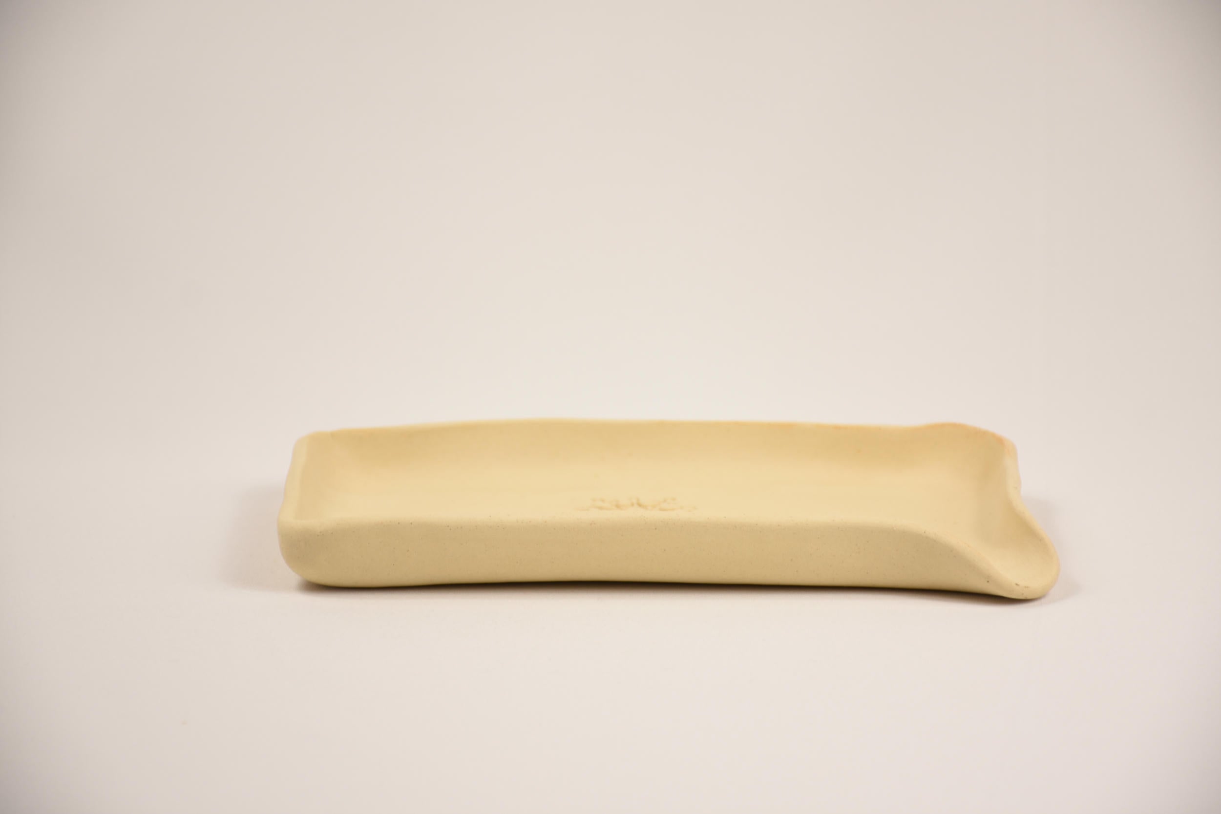 Ceramic Art Collection "Nuweiba Sands" | Handmade Beige Speckled Tray, Sculptural Set & Vessel