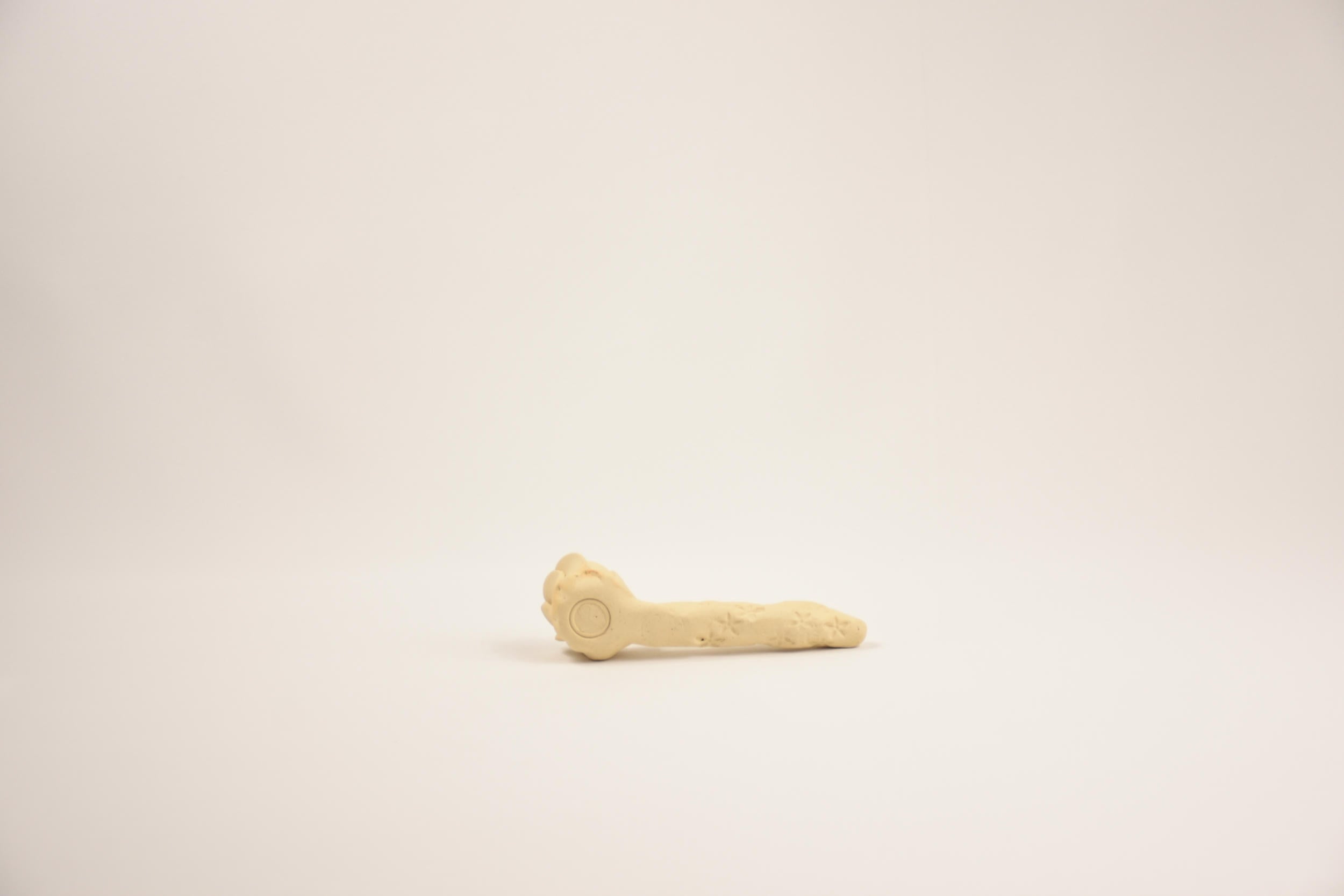 Ceramic Art Collection "Nuweiba Sands" | Handmade Beige Speckled Tray, Sculptural Set & Vessel