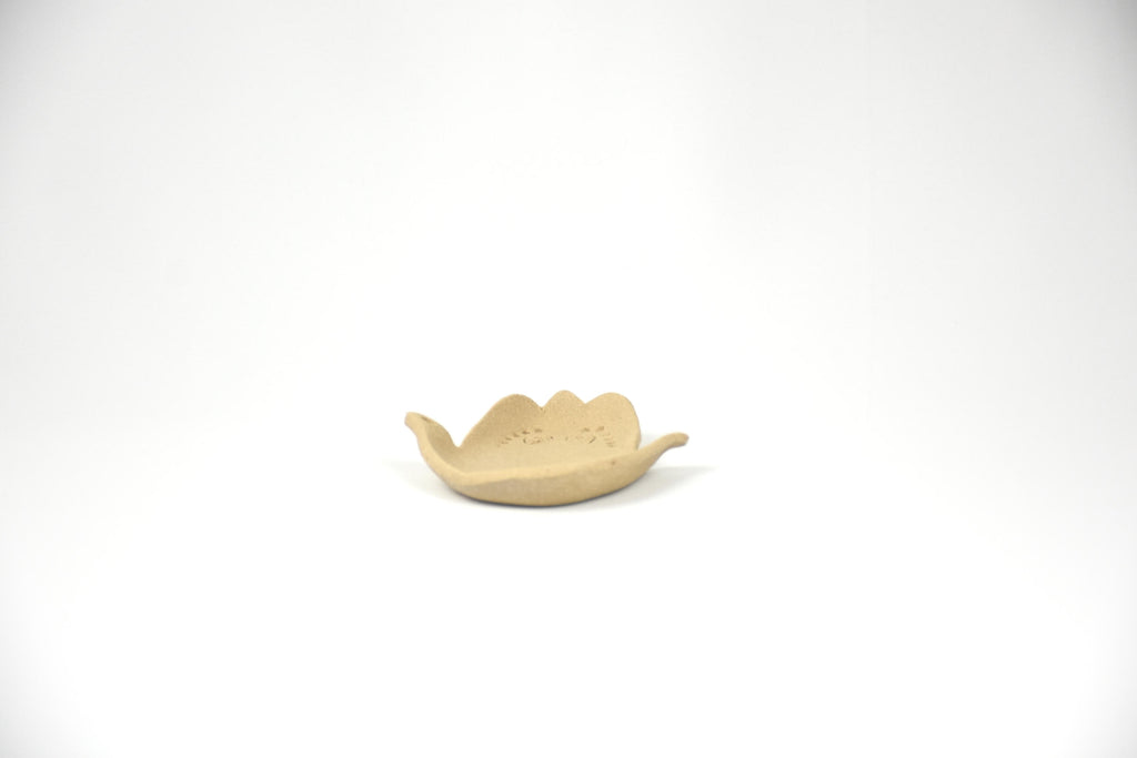 Ceramic Art Collection "The Sinai Oasis" | Handmade Beige Tray, Glazed Vessel & Sculptural Set