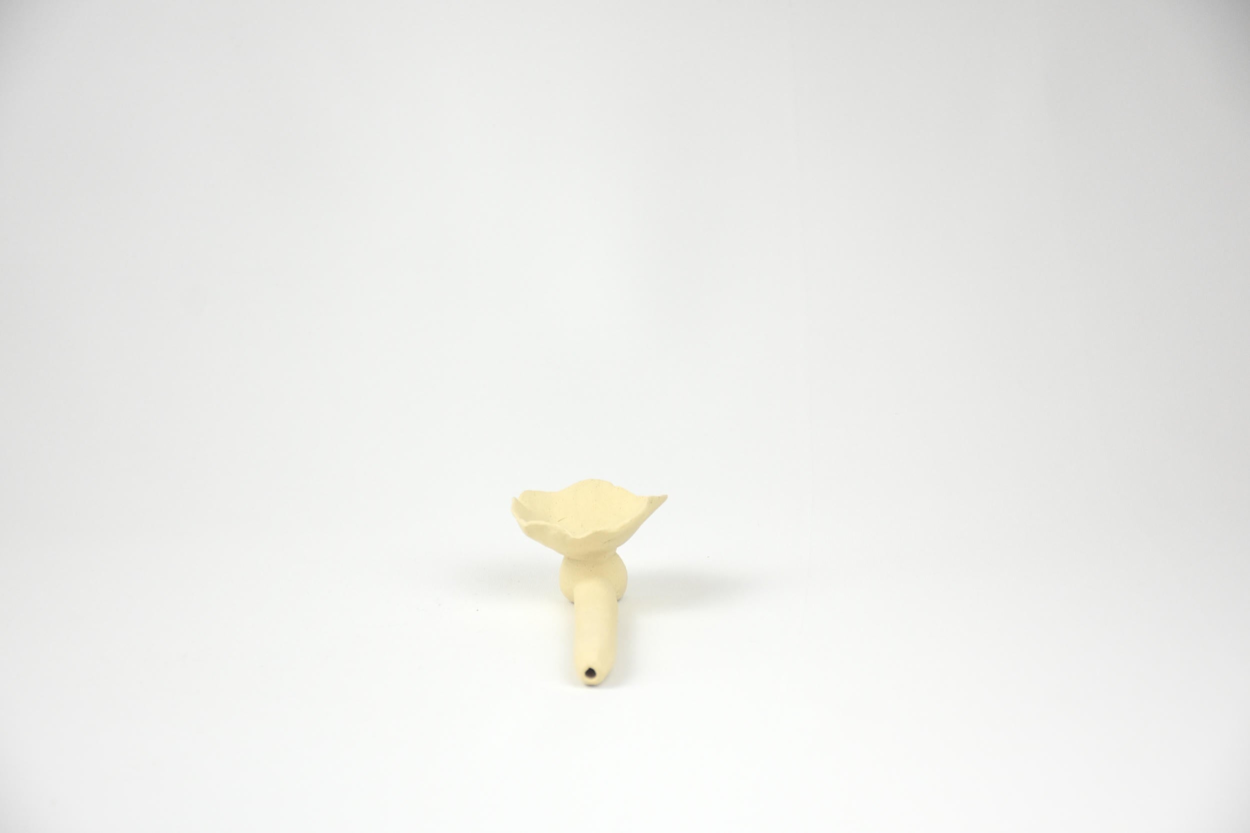 Ceramic Art Collection "The Desert Bloom" | Handmade Beige Tray, Sculptural Object & Vessel