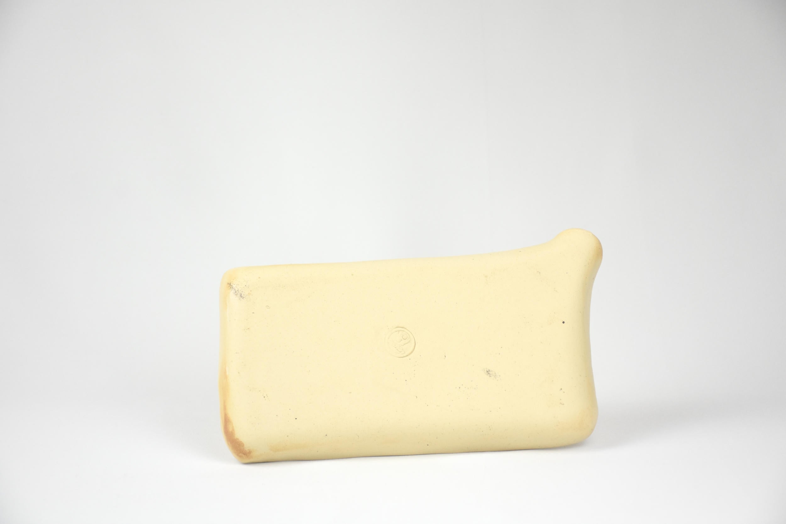 Ceramic Art Collection "The Desert Bloom" | Handmade Beige Tray, Sculptural Object & Vessel