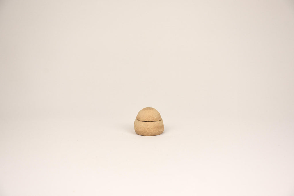 Ceramic Botanicals Set "The Desert Mirage" | Handmade Mixed Clay Tray & Curved Burner Kit | Herb Crusher, Storage Pebble & Glazed Dish