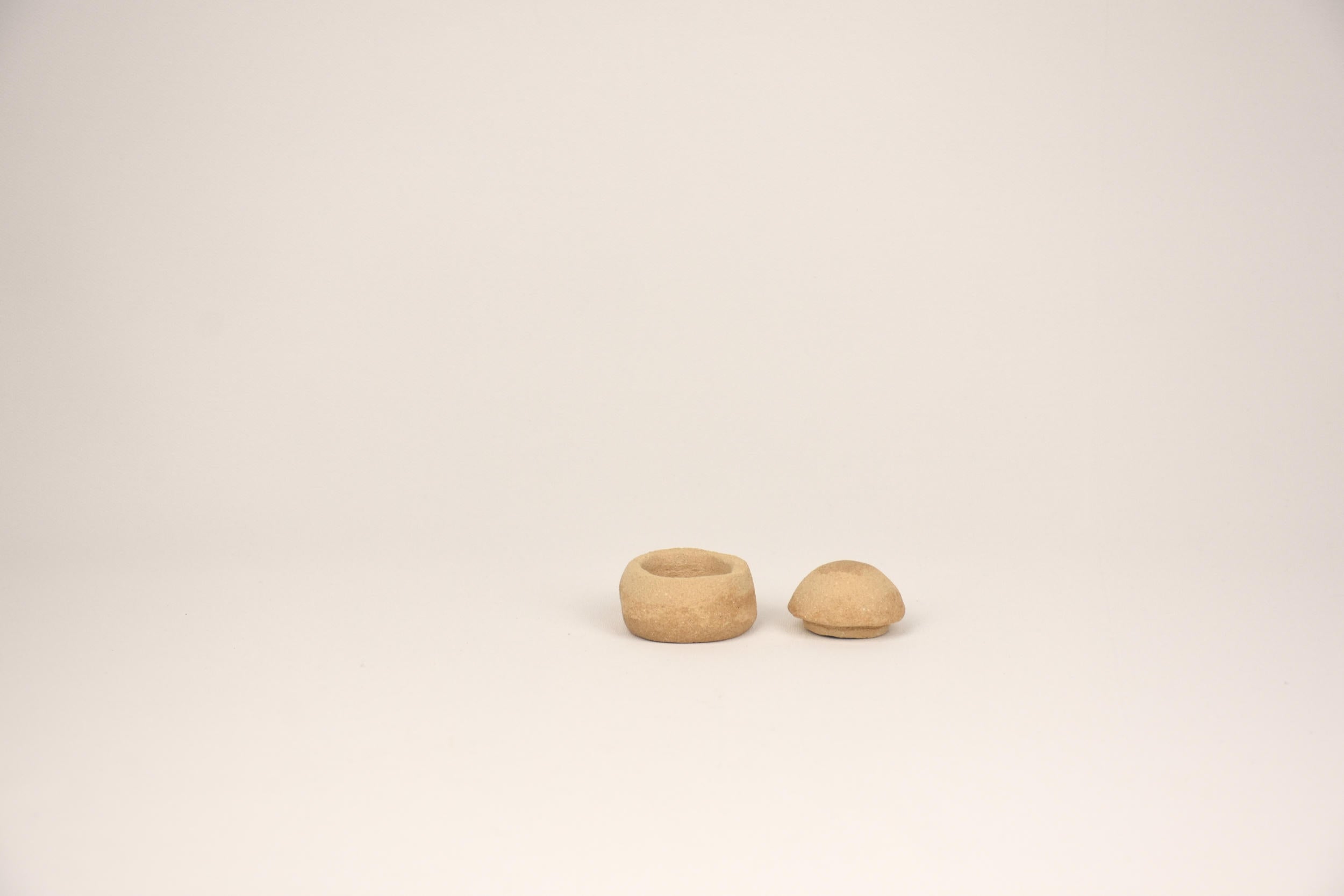 Ceramic Botanicals Set "The Desert Mirage" | Handmade Mixed Clay Tray & Curved Burner Kit | Herb Crusher, Storage Pebble & Glazed Dish