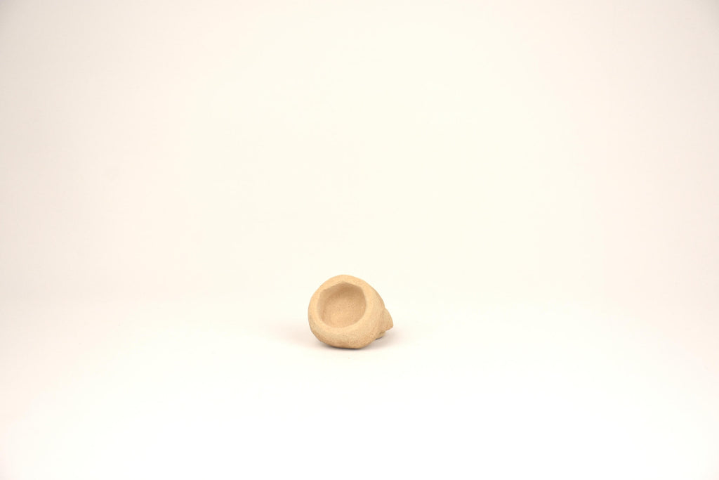 Ceramic Botanicals Set "The Desert Mirage" | Handmade Mixed Clay Tray & Curved Burner Kit | Herb Crusher, Storage Pebble & Glazed Dish